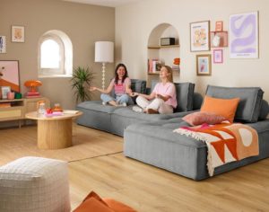 aménager salon familial