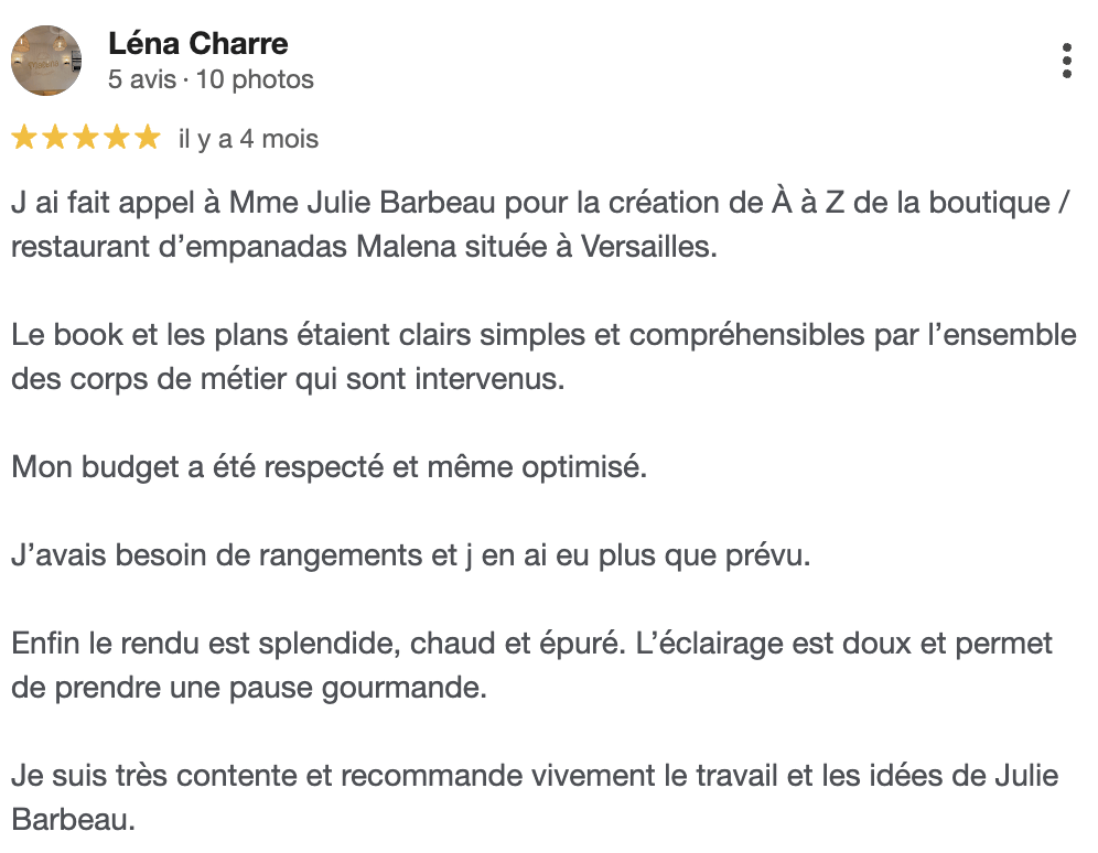 Avis google