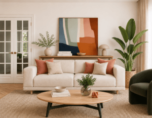 Décorer un appartement en location sans percer les murs.